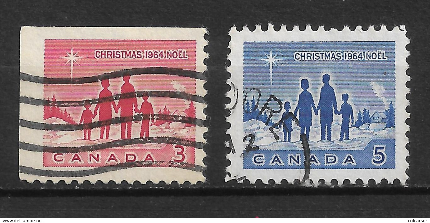 "CANADA  N° 359/60   "  NOEL " - Used Stamps