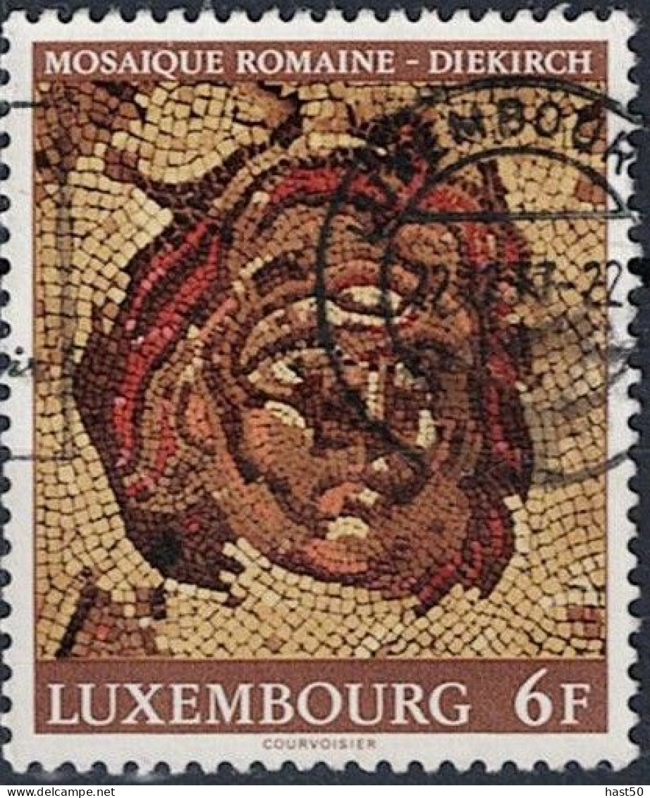 Luxemburg - Mosaik Aus Diekirch (MiNr: 954) 1977 - Gest Used Obl - Used Stamps