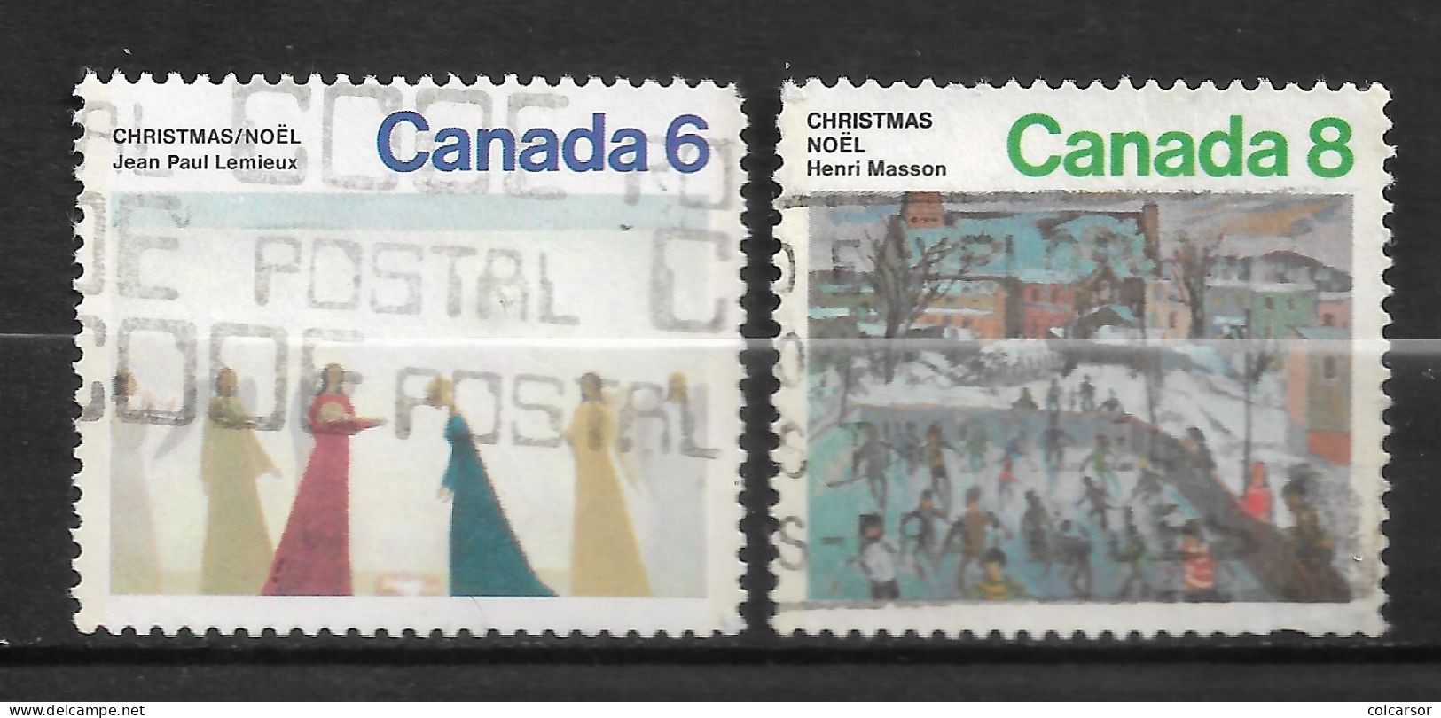 "CANADA  N° 550/51   " NOËL  " - Oblitérés