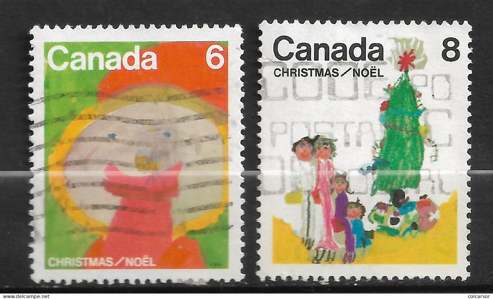 "CANADA  N° 585/86   " NOËL  " - Oblitérés