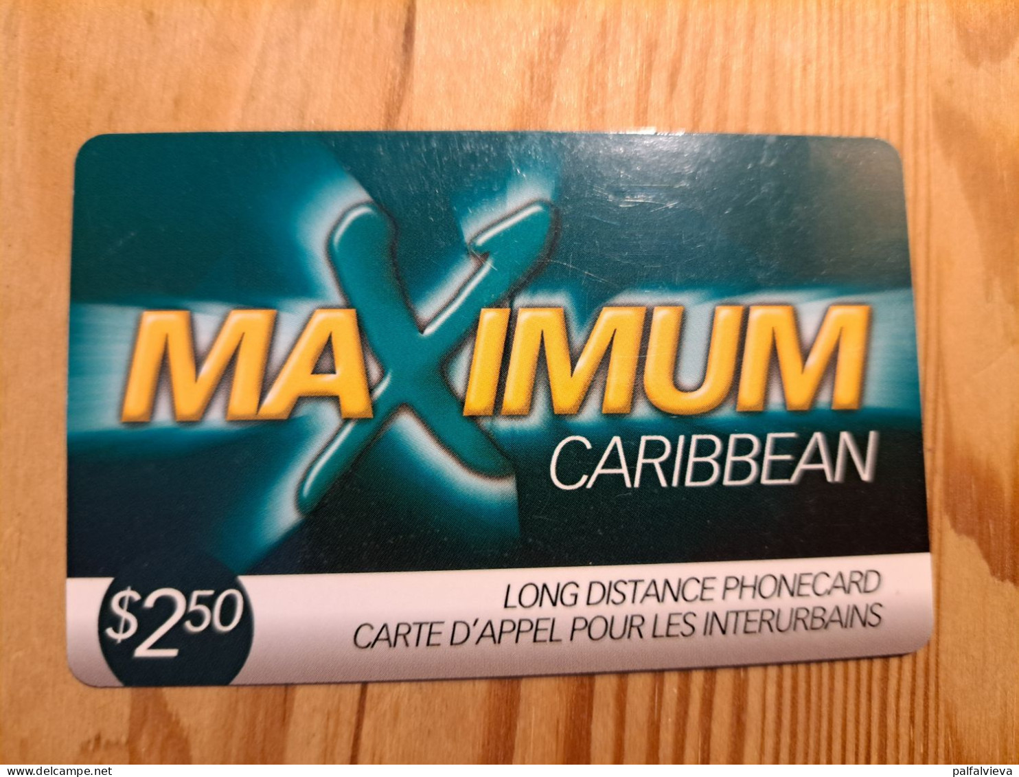 Prepaid Phonecard Canada, Maximum Caribbean - Kanada
