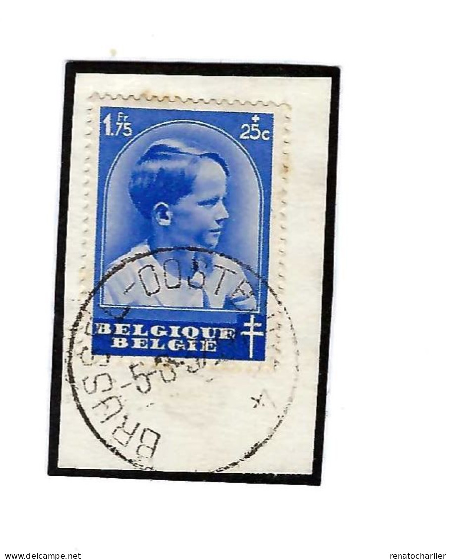 Ambulant "Brussel -Oostende " Sur Prince Baudouin. - Bahnpoststempel