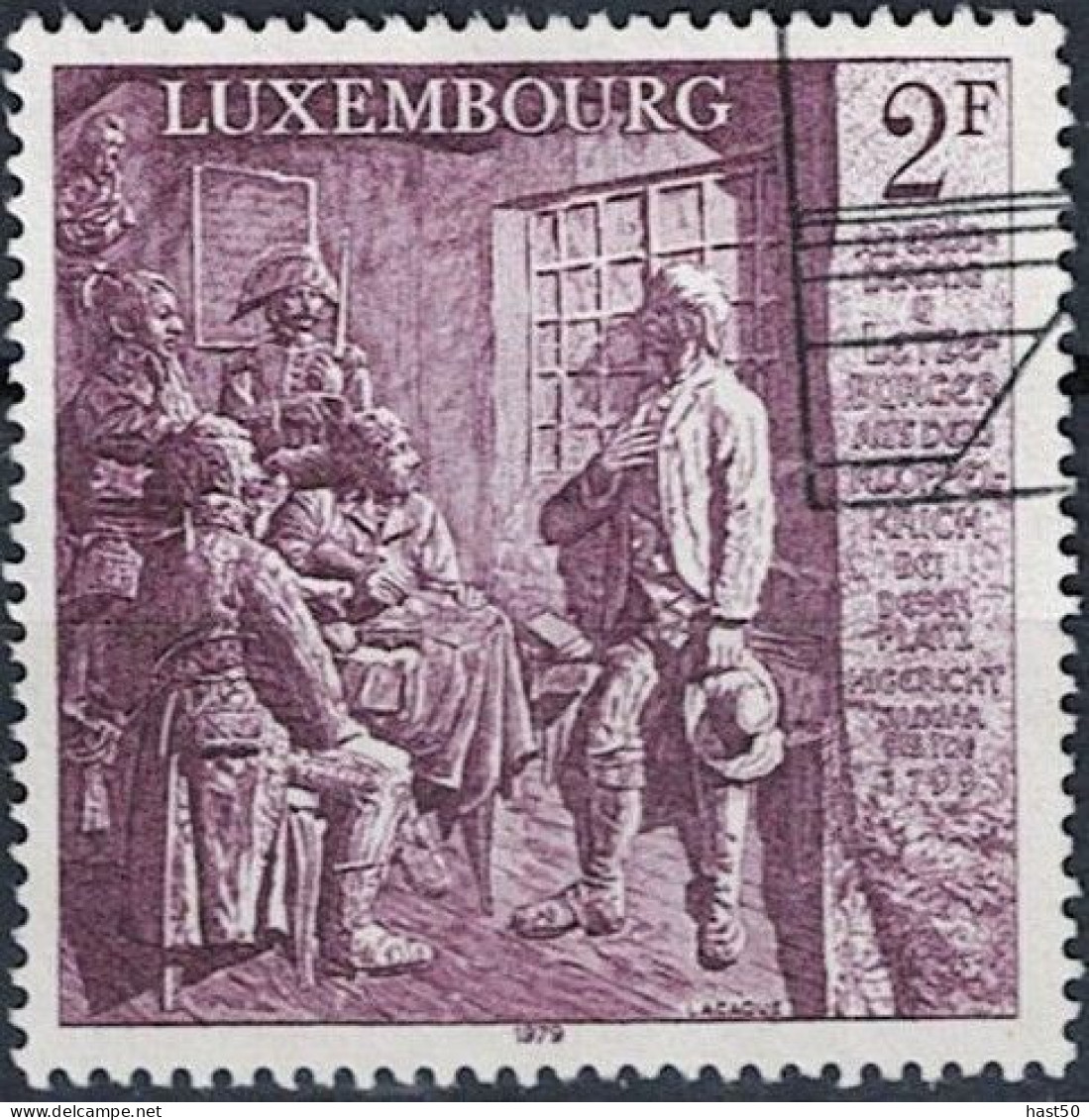 Luxemburg - 180. Jahrestag Des Bauernaufstandes (MiNr: 989) 1979 - Gest Used Obl - Gebruikt