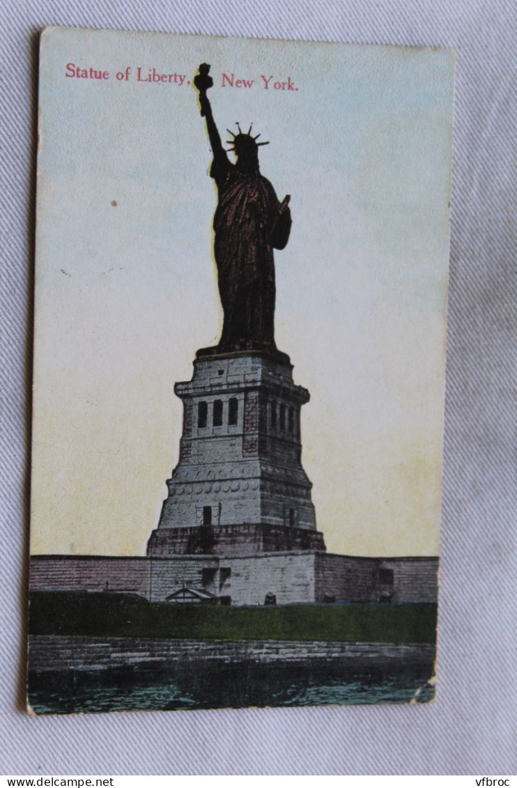 Cpa 1913, Statue Of Liberty, New York, USA, Etats Unis - Autres Monuments, édifices