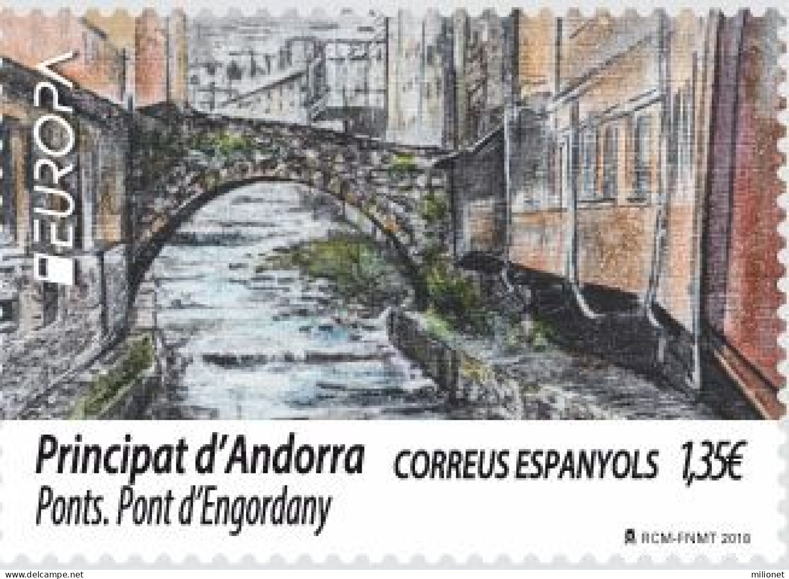 SALE!!! Spanish Andorra Española Andorre 2018 EUROPA 2018 BRIDGES Stamp MNH ** - 2018