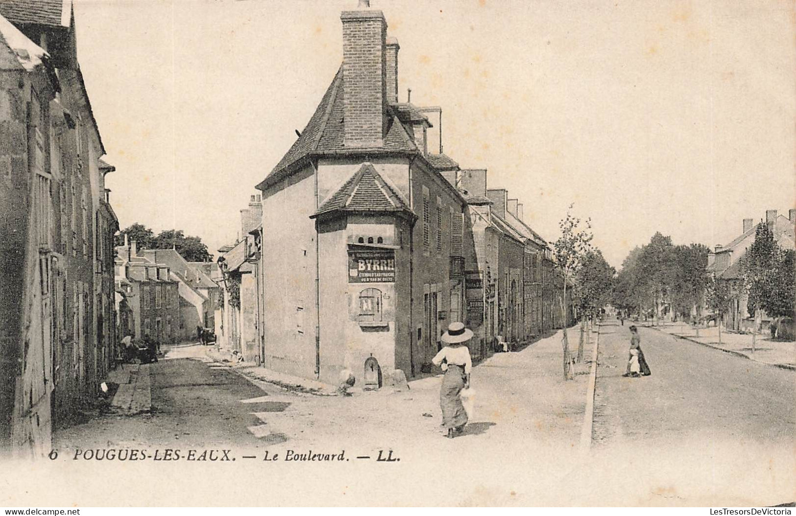 FRANCE - Pougues Les Eaux - Le Boulevard - Carte Postale Ancienne - Pougues Les Eaux