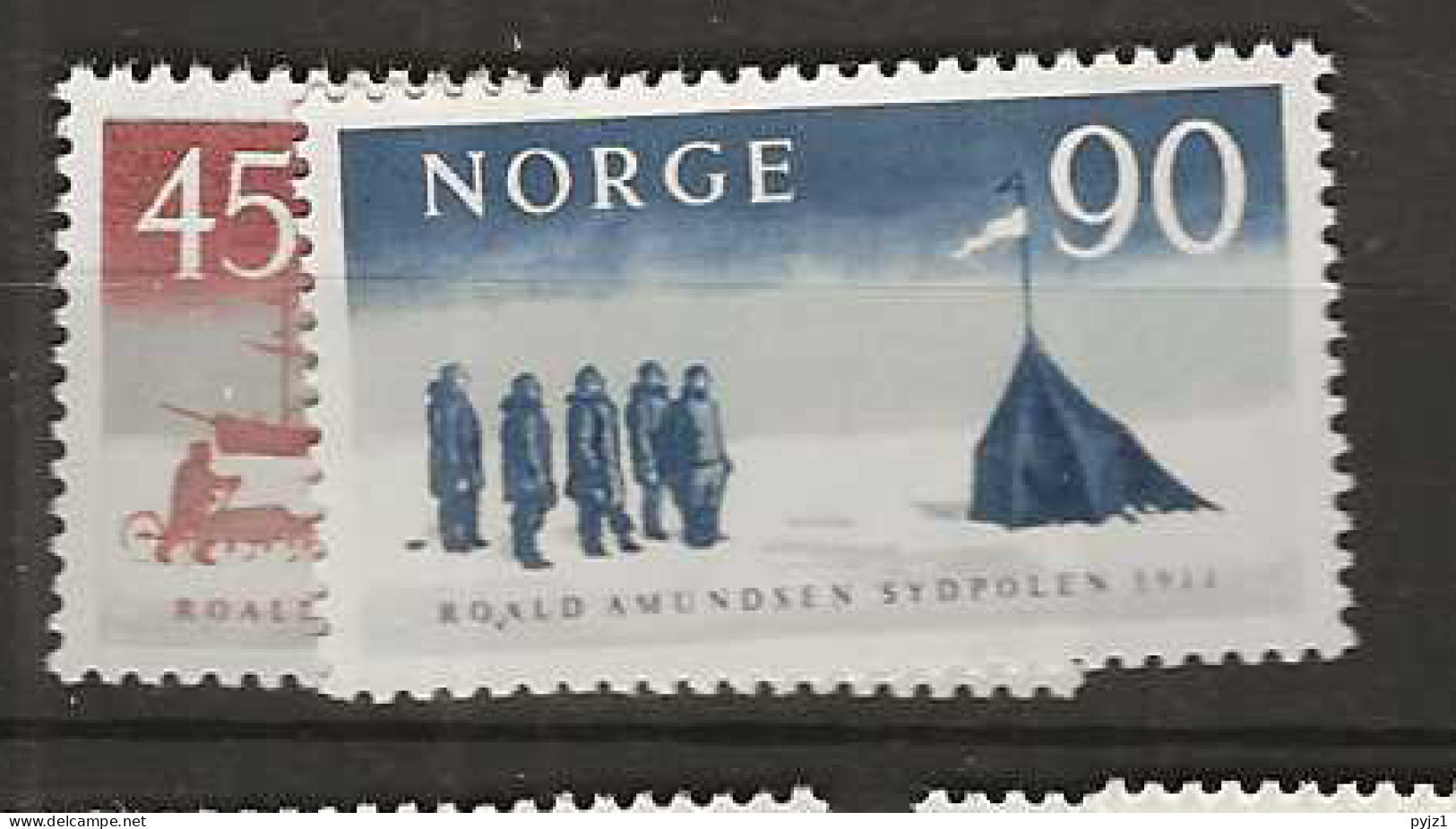 1961 MNH Norway Mi 462-63 Postfris** - Neufs