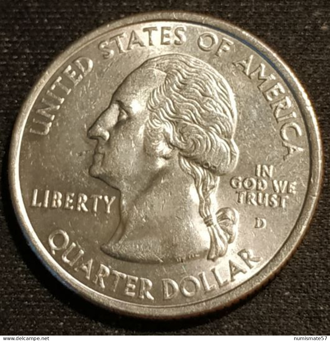 ETATS UNIS - USA - ¼ - 1/4 DOLLAR 2001 D - Caroline De Nord - KM 319 - Quarter Dollar - NORTH CAROLINA - 1999-2009: State Quarters