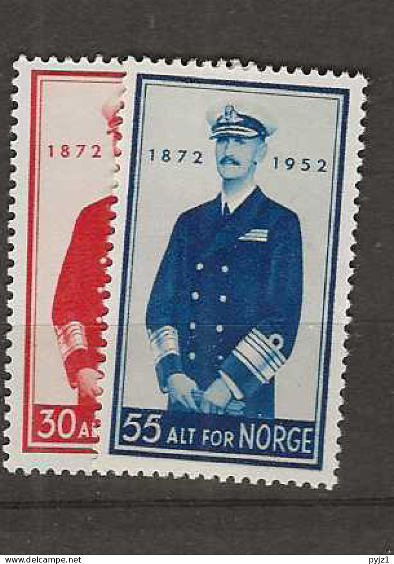 1952 MNH Norway Mi 376-77 Postfris** - Neufs