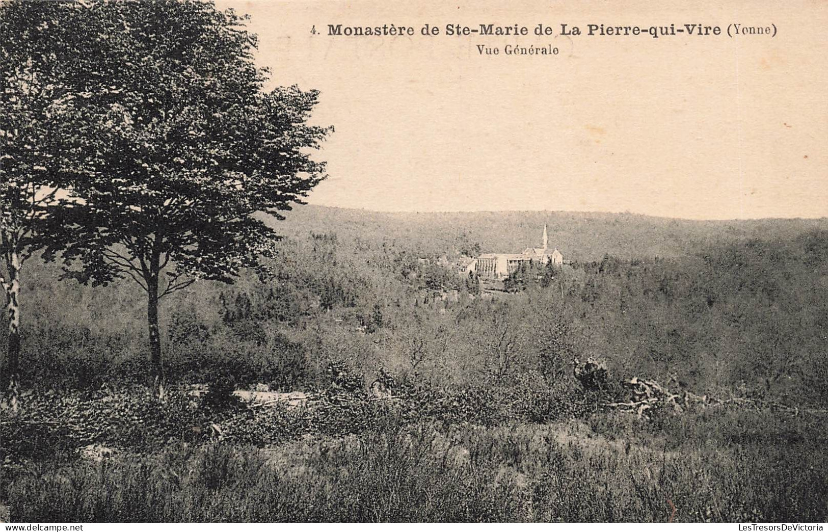 FRANCE - Monastère De Sainte Marie De La Pierre Qui Vire - Vue Générale - Carte Postale Ancienne - Otros & Sin Clasificación