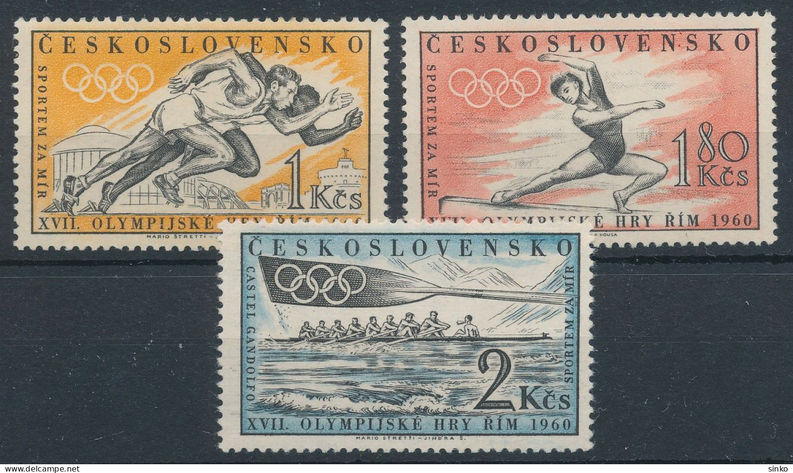 1960. Czechoslovakia - Olympic Games - Verano 1960: Roma