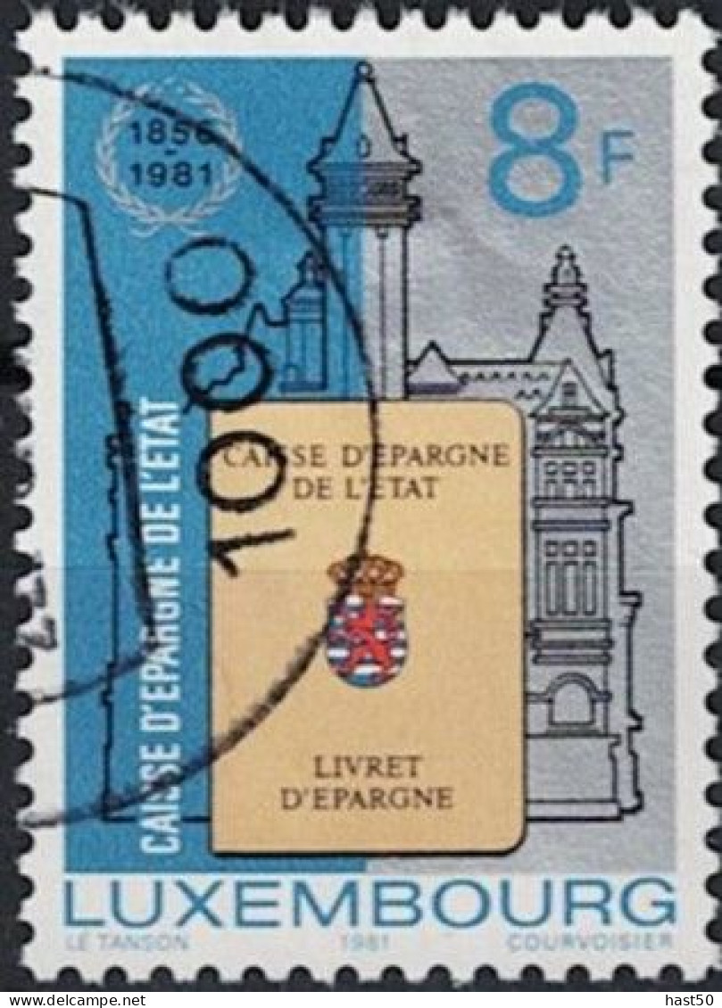 Luxemburg - 125 Jahre Staatssparkasse (MiNr: 1035) 1981- Gest Used Obl - Oblitérés