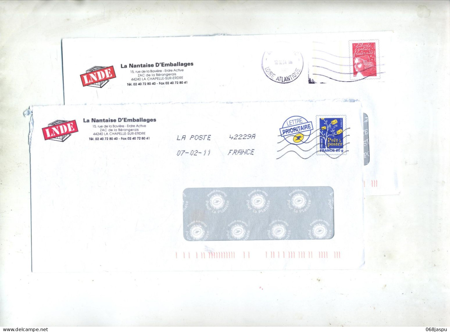 Pap Logo Bleu Luquet Flamme Entete Emballage Nataise - Prêts-à-poster:Overprinting/Blue Logo