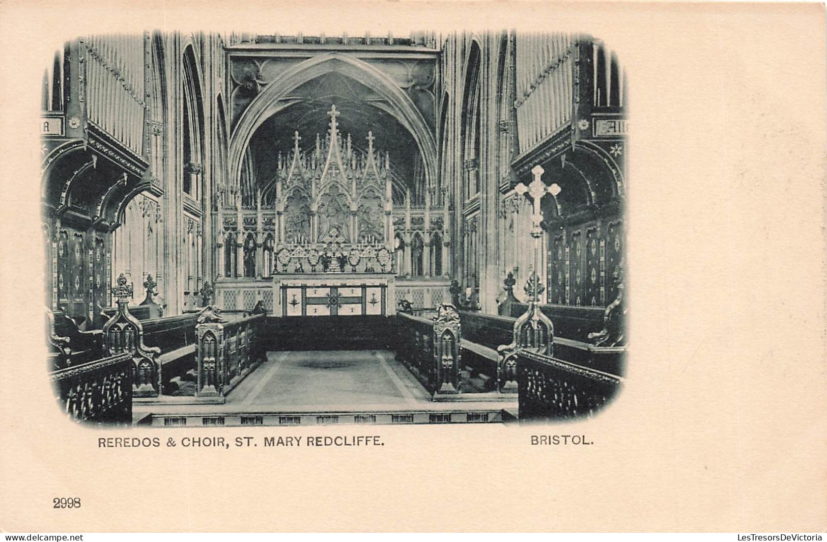 ROYAUME-UNI - Bristol - Reredos & Choir - St Mary Redcliffe - Carte Postale Ancienne - Bristol