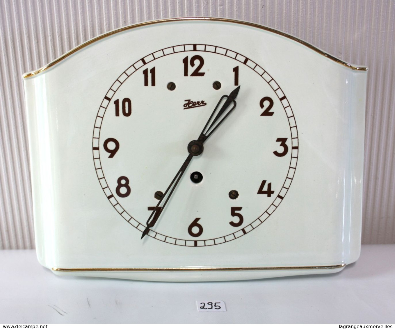 C295 Ancienne Horloge Art Deco - Herr - Vintage - Clocks