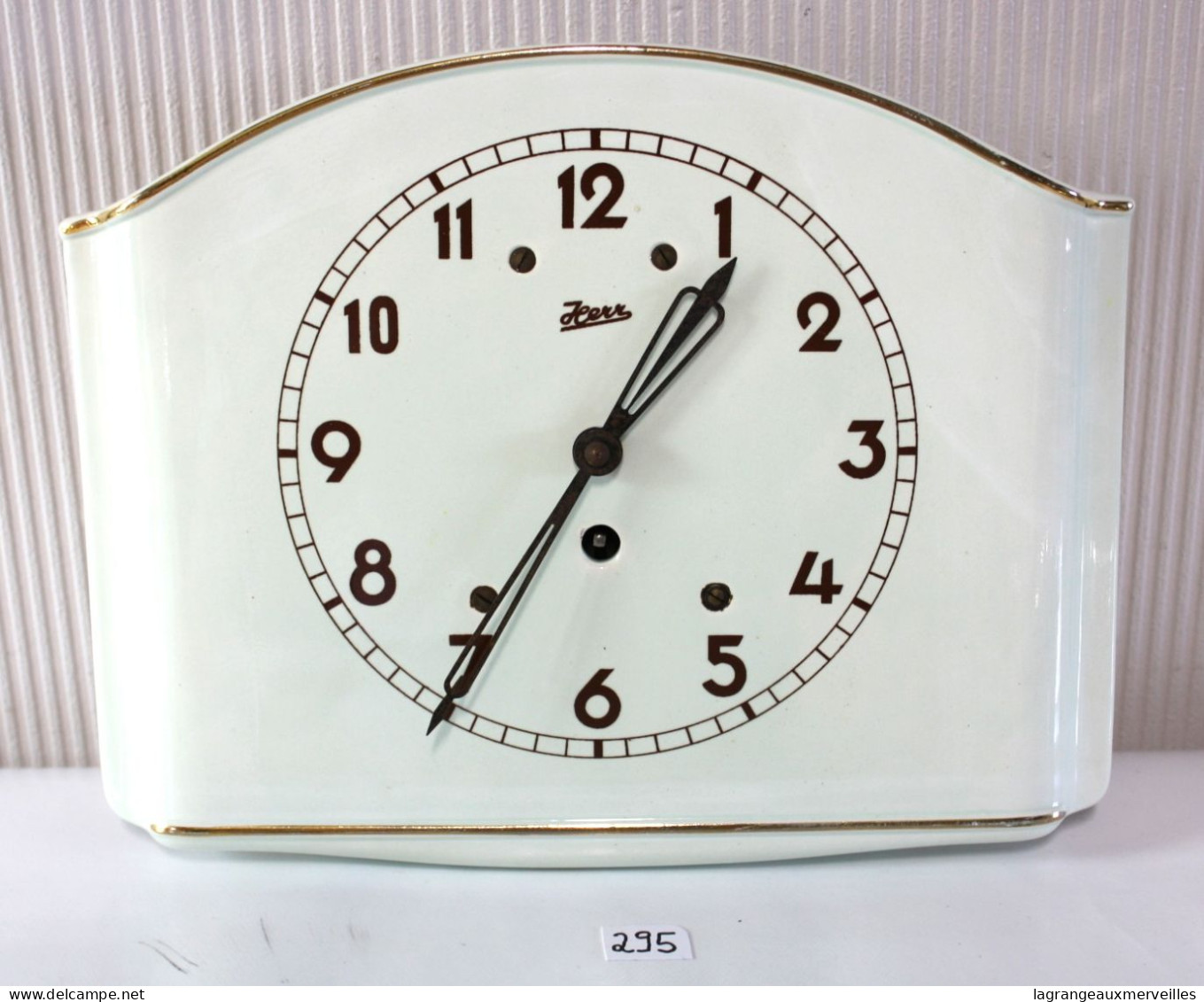 C295 Ancienne Horloge Art Deco - Herr - Vintage - Wanduhren