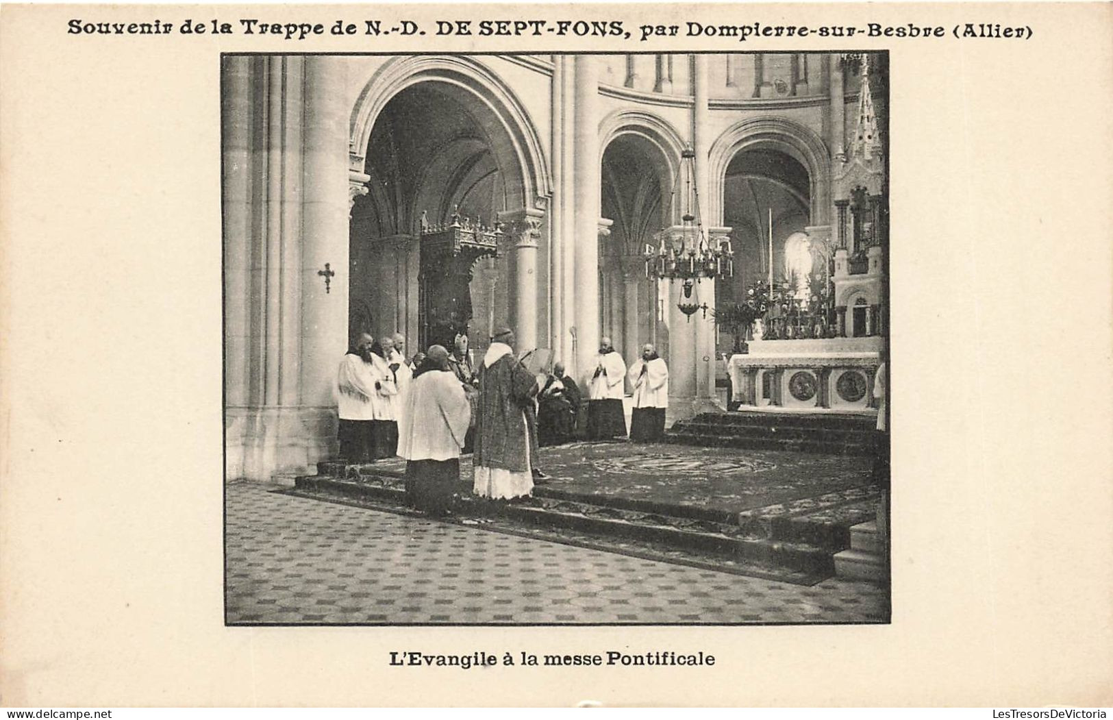 FRANCE - Souvenir De La Trappe De Notre Dame De Sept-Fons - Dompierre Sur Besbre - Carte Postale Ancienne - Autres & Non Classés