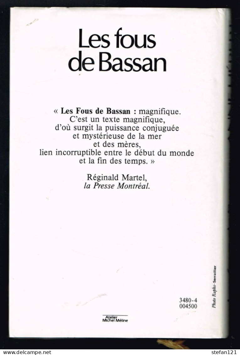 Les Fous De Bassan - Anne Hébert - 1983 - 228 Pages 21 X 14 Cm - Action