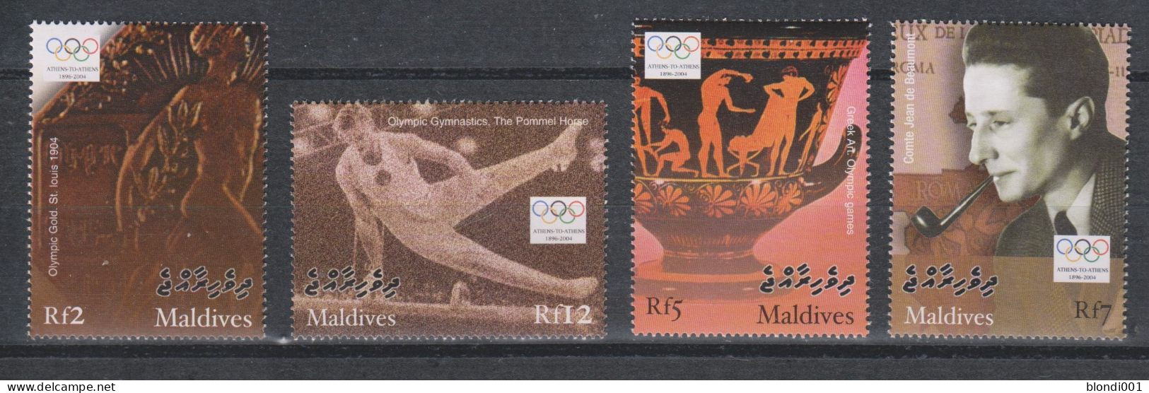 Olympic 2004 - Olympiques - Gymnastic - MALDIVES - Set MNH - Zomer 2004: Athene