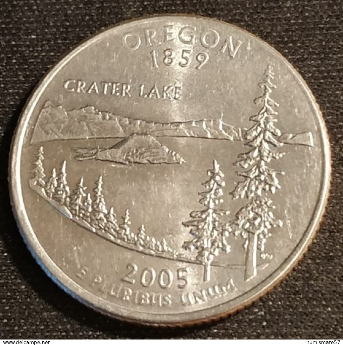 ETATS UNIS - USA - ¼ - 1/4 DOLLAR 2005 D - Oregon - KM 372 - Quarter Dollar - 1999-2009: State Quarters