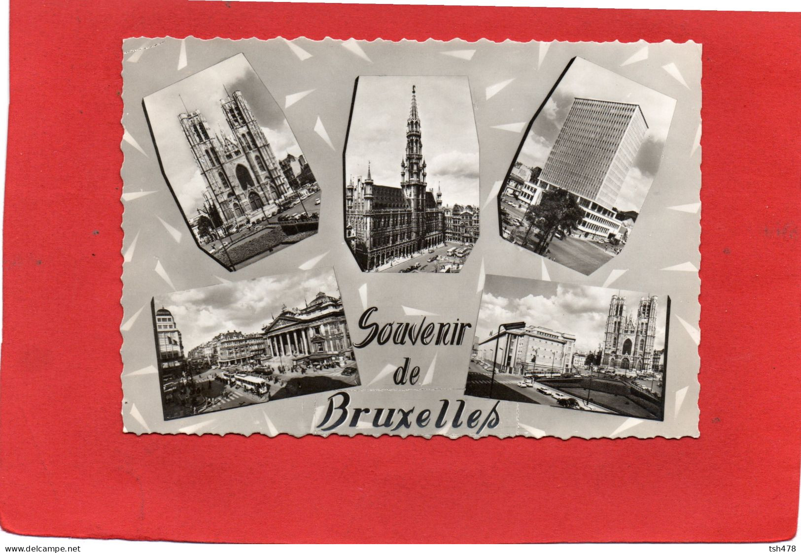 BELGIQUE---SOUVENIR DE BRUXELLES---BRUSSEL---BRUSSELS--Multi-vues--voir 2 Scans - Multi-vues, Vues Panoramiques