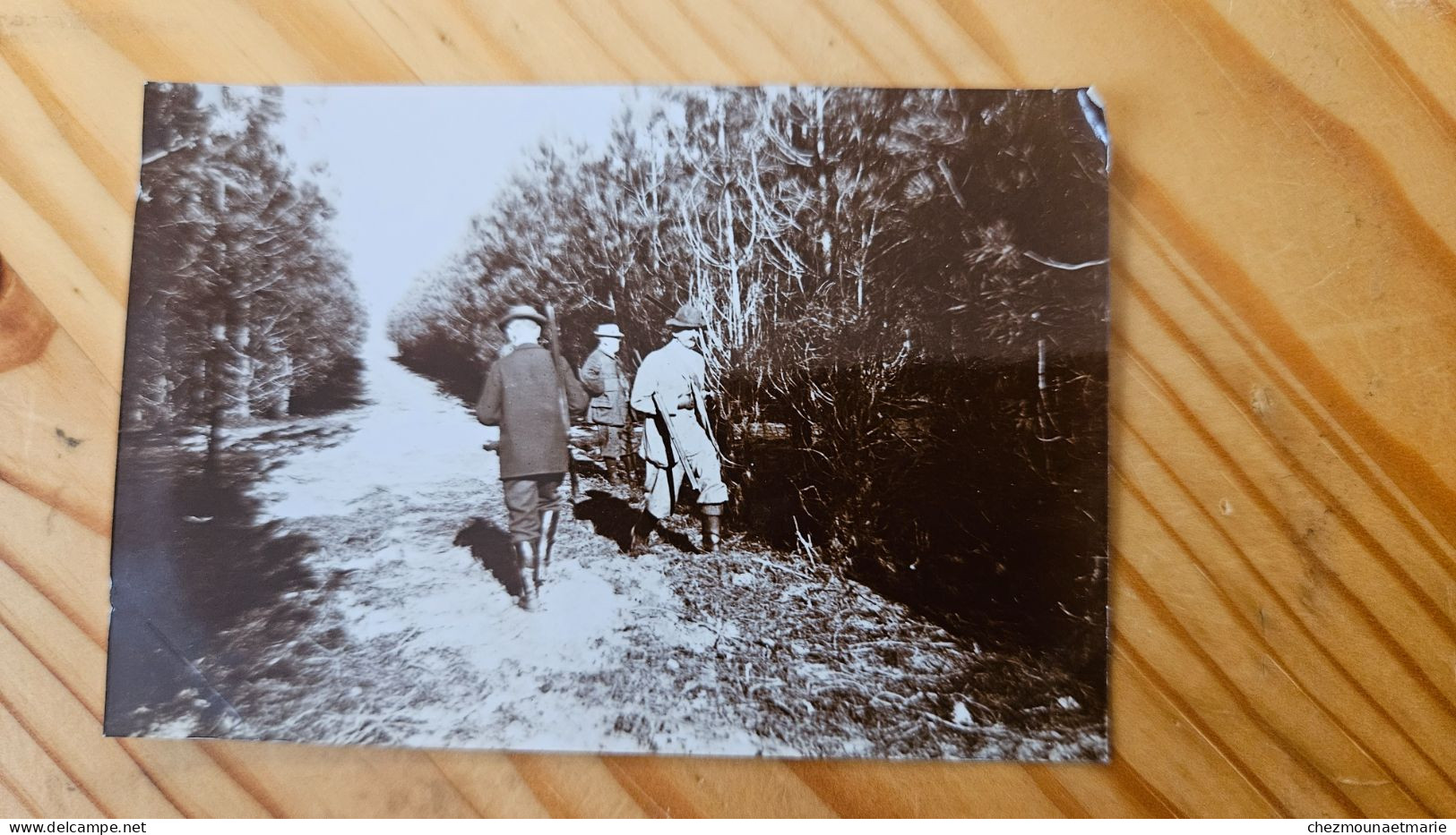 LES AISSES FERTE ST AUBIN 45 CHASSE CHASSEUR - PHOTO 8.5X6 CM - Antiche (ante 1900)