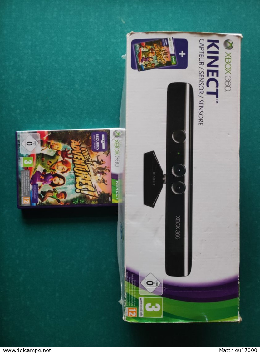 Kinect XBOX 360 + Kinect Adventures (jeux) - Accessori