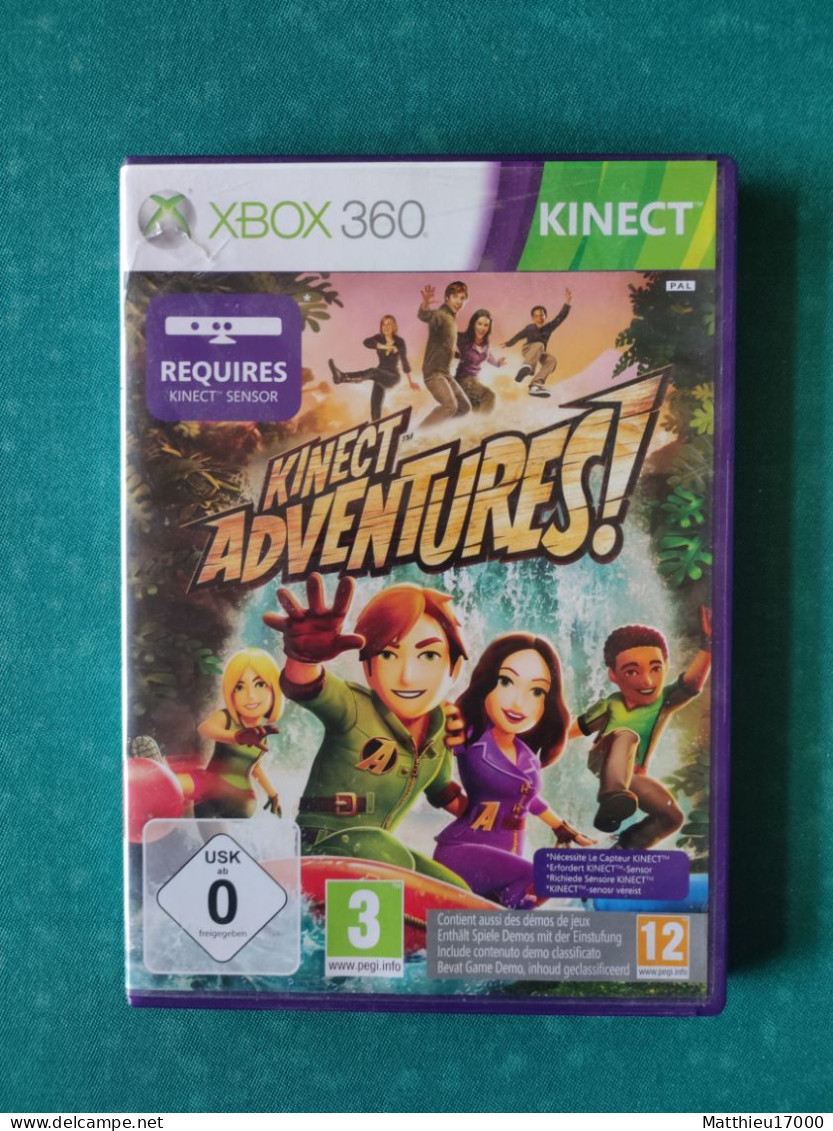 Kinect XBOX 360 + Kinect Adventures (jeux) - Accesorios