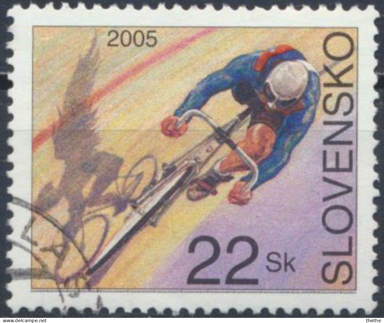 SLOVAQUIE - Cyclisme : Coureur - Used Stamps