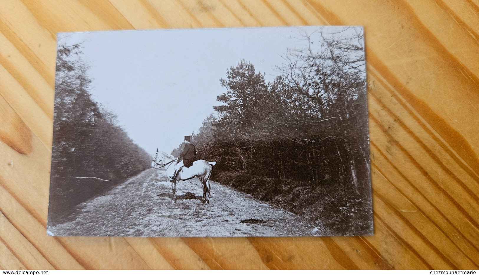 LES AISSES FERTE ST AUBIN 45 MONSIEUR GENLIEN CHASSE CHASSEUR - PHOTO 8.5X6 CM - Antiche (ante 1900)