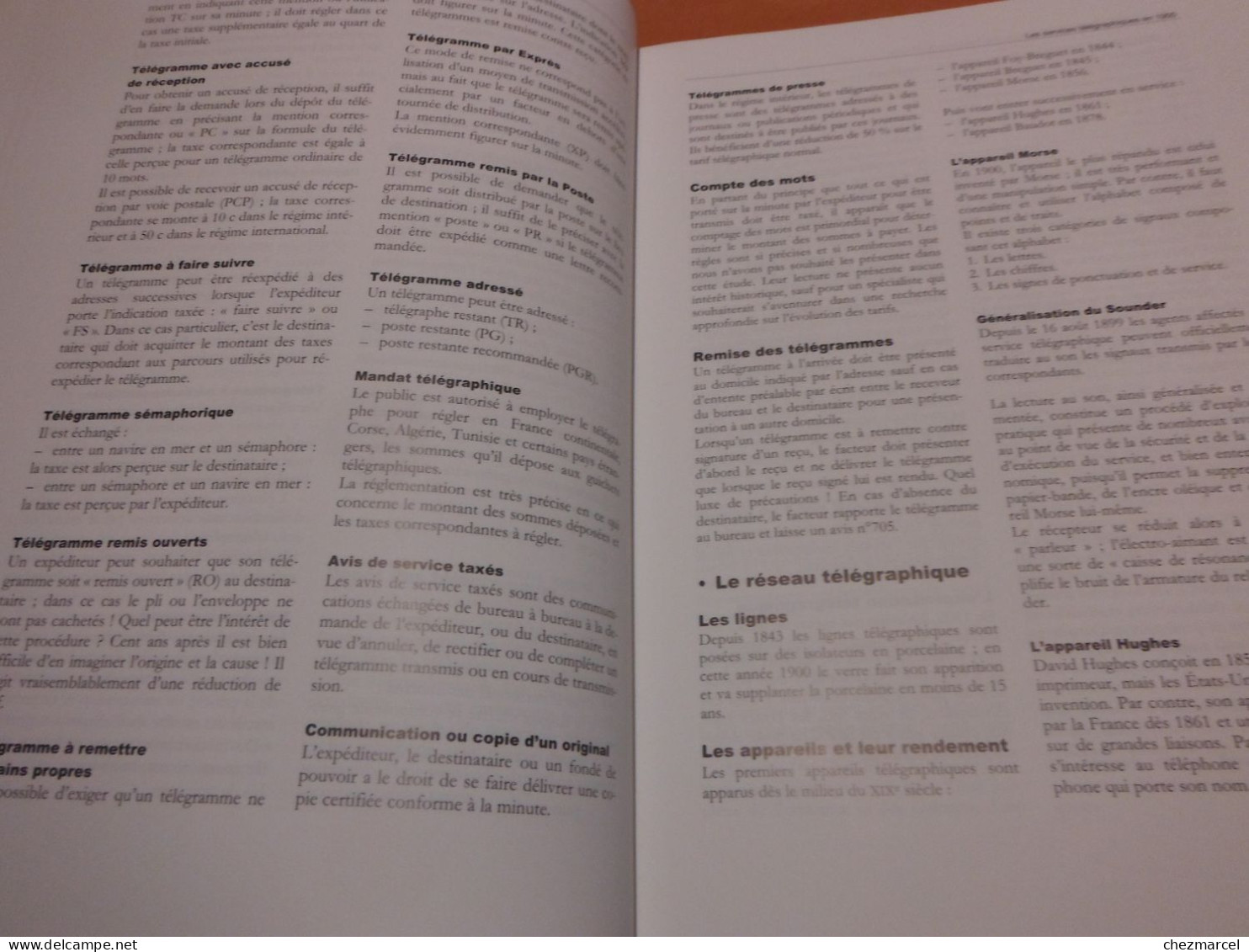 Postes Et Telecommunications Francaises"une Chronologie Du 20e Siecle Edition Fnarh - Postadministraties