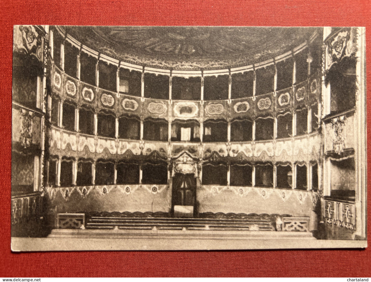 Cartolina - Badia Polesine ( Rovigo ) - Teatro Sociale - 1920 Ca. - Rovigo