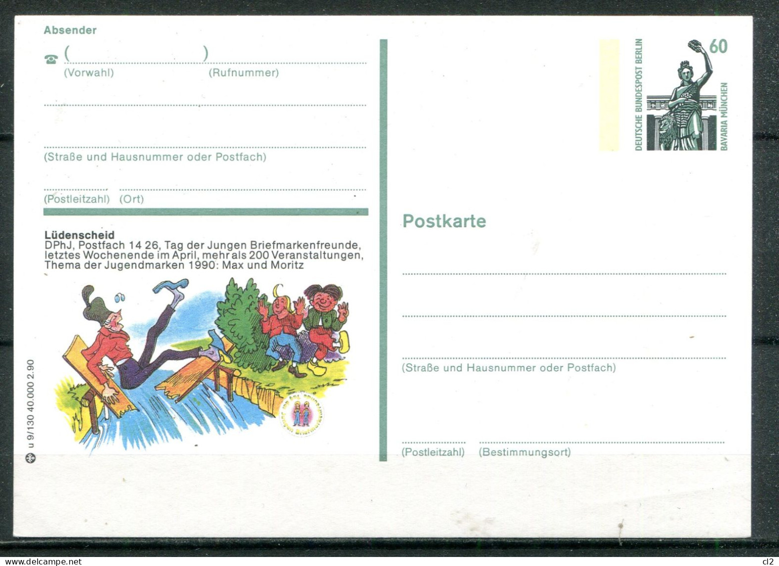 BERLIN - Ganzsache(Entier Postal) - Mi P128 U9/130 - Cartes Postales - Neuves