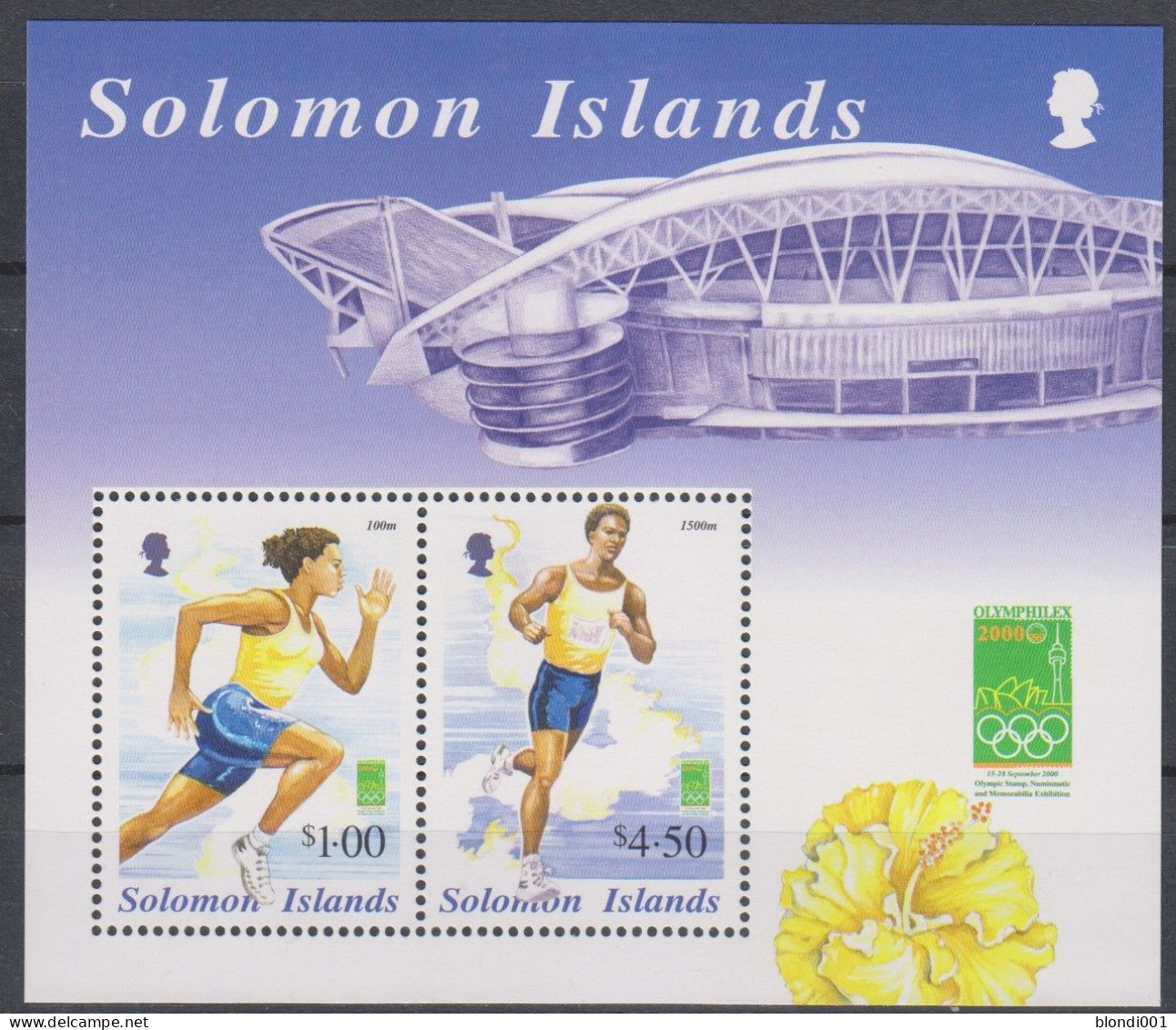 Olympic 2000 - Olympiques - Athletics - SOLOMON ISLANDS - S/S MNH - Sommer 2000: Sydney