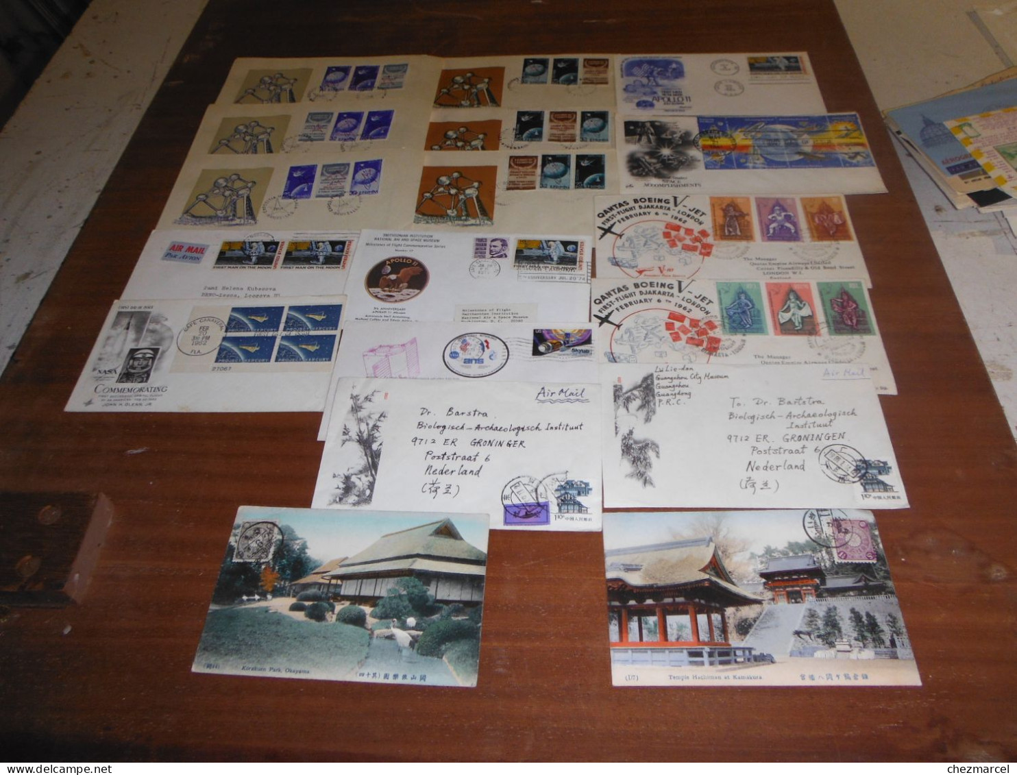 Lot De Lettres Air Mail Differents Pays - Collections (sans Albums)