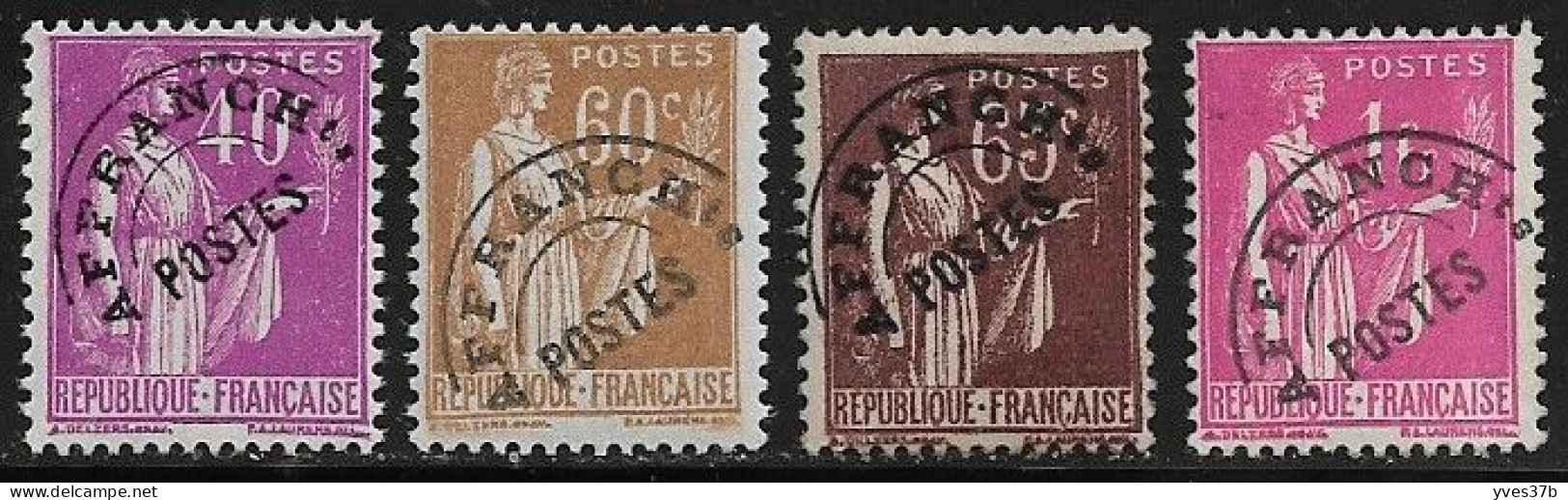 FRANCE Préoblitérés N°70, 72, 73 & 76 - Neuf** - SUP - - 1893-1947