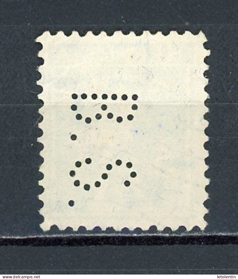 SUISSE - WALTER TELL - N° Yt 136  Obli. PERFORÉ ‘BS’ - Perforés