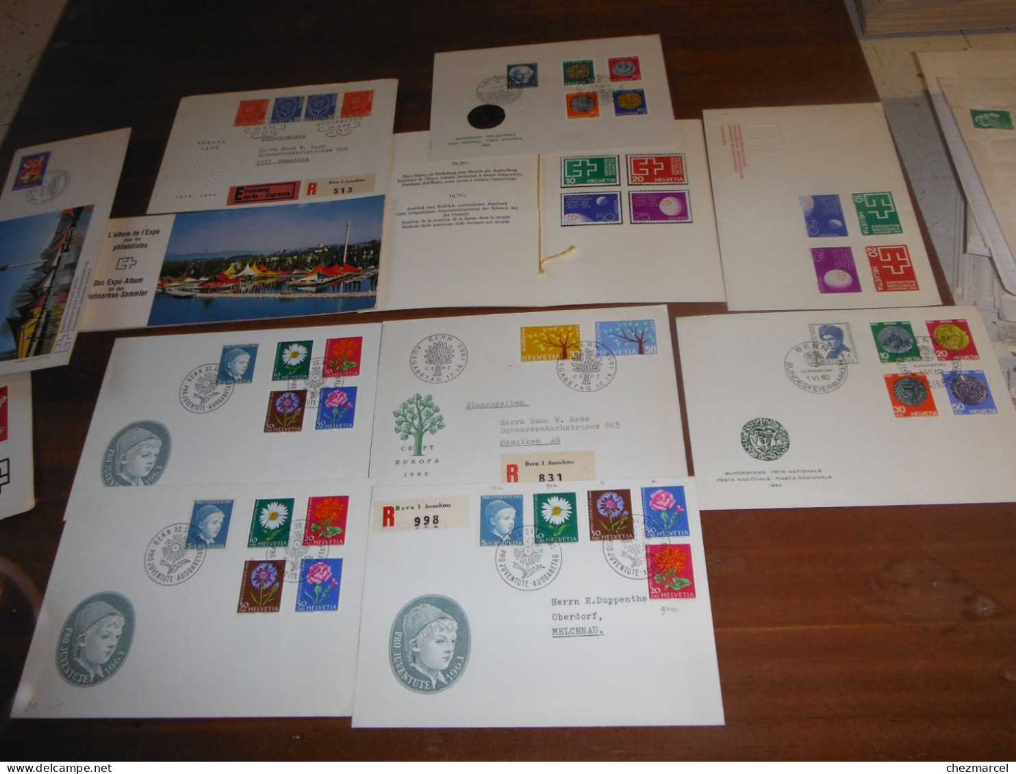 a saisir gros lot de lettres-fdc-entiers-cartes maximum epoques differentes 27 photos