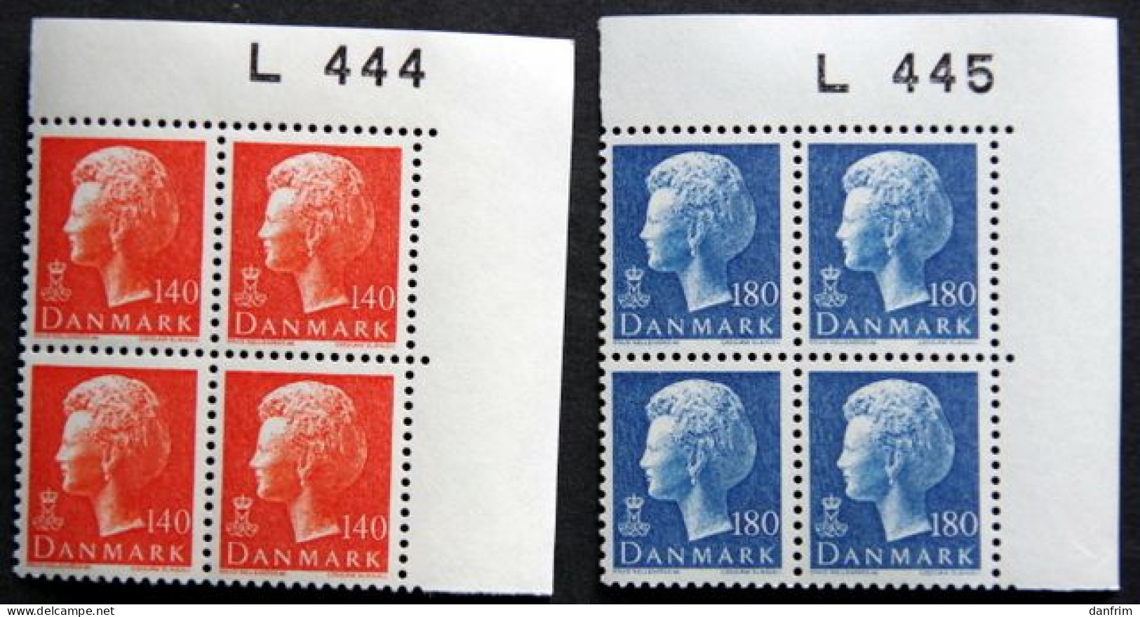 Denmark 1980    Queen Margrethe II  MiNr.702-03 MNH (**) ( Lot  KS 1476 ) - Neufs