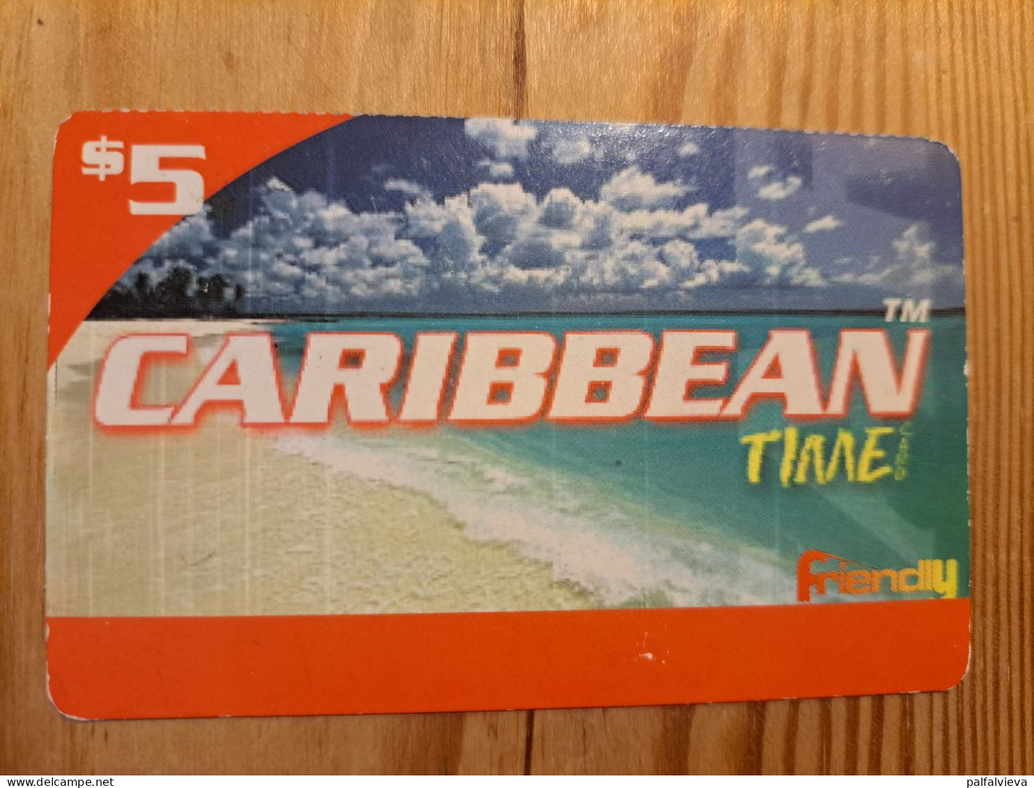 Prepaid Phonecard USA, Friendly, Caribbean Time - Autres & Non Classés