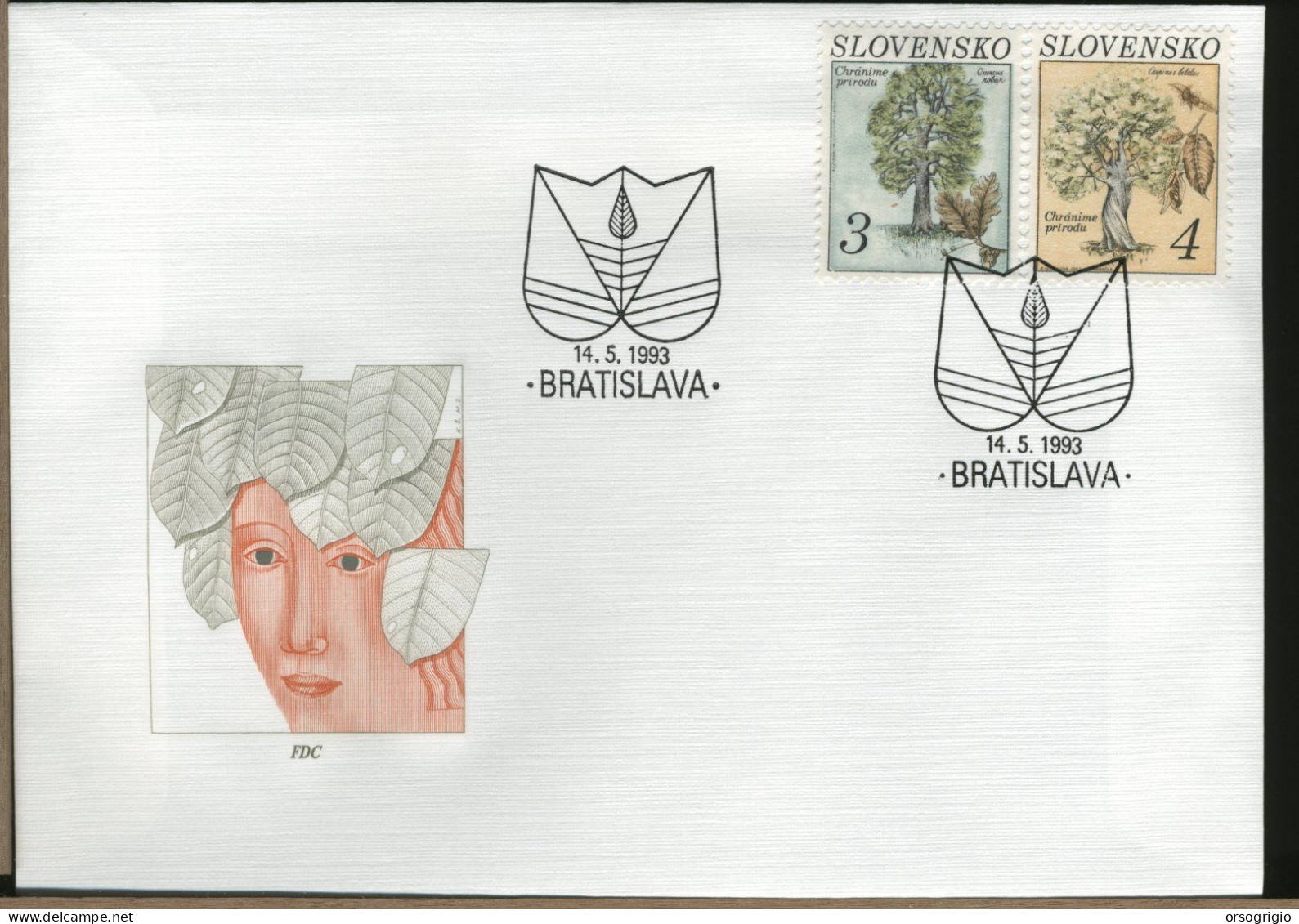 SLOVACCHIA - SLOVENSKO - FDC 1993  NATURE - FDC