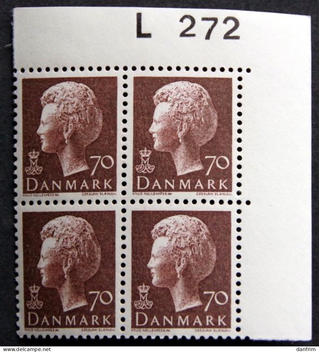 Denmark 1974    Queen Margrethe II   Cz.Slania  MiNr570y   MNH (** )    (lot KS 1482) - Neufs