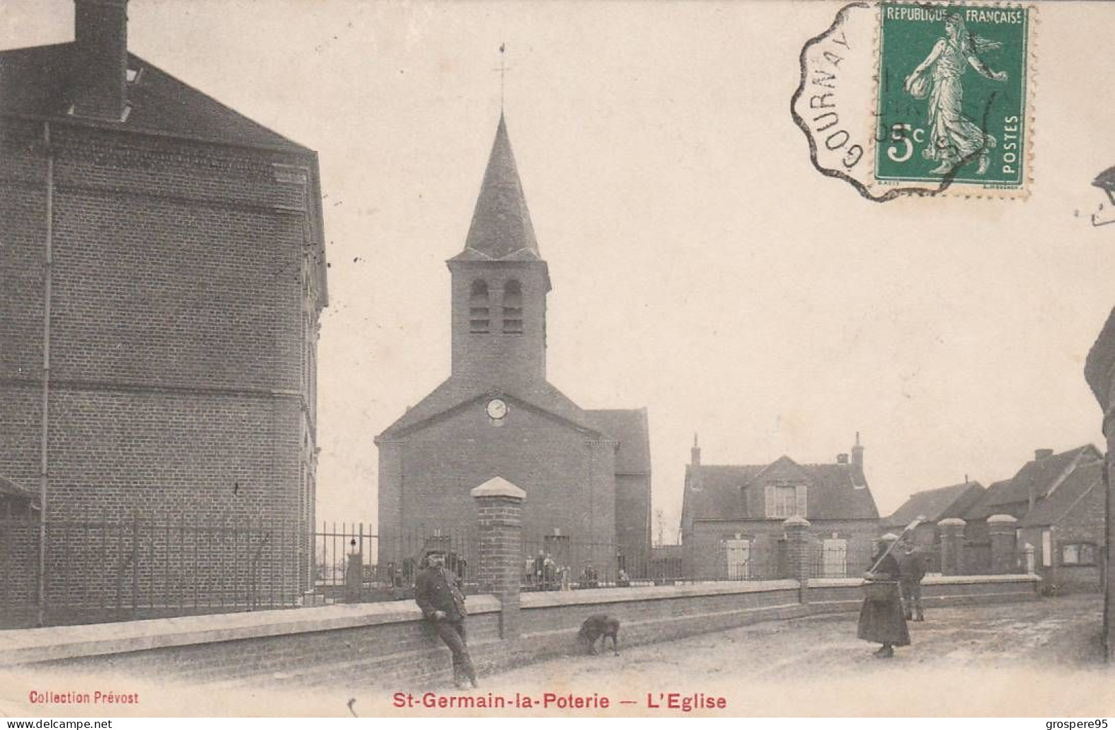 SAINT GERMAIN LA POTERIE L'eglise Collection Prevost 1908 - Autres & Non Classés