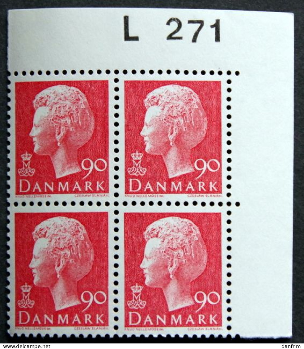 Denmark 1974    Queen Margrethe II   Cz.Slania  MiNr571y   MNH (** )    (lot KS 1485) - Neufs