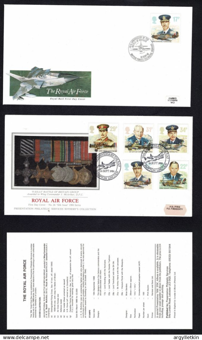 GB ROYAL AIR FORCE 1986/94 - 1981-1990 Decimal Issues