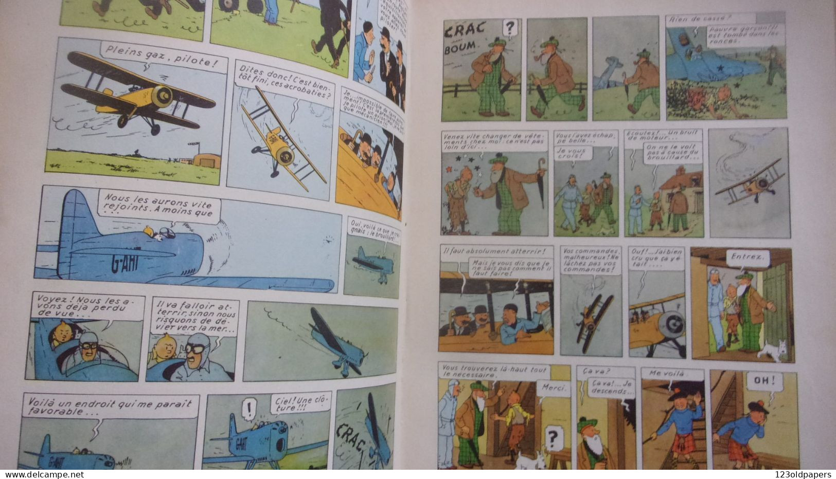 HERGE Ancien Tintin L' Ile Noire Dos Rouge - Tintin