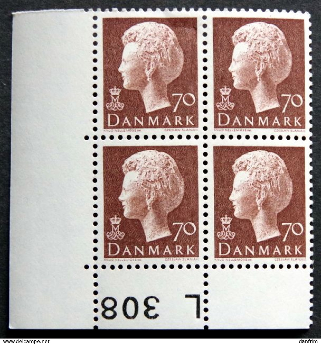 Denmark 1974    Queen Margrethe II   Cz.Slania  MiNr570y   MNH (** )    (lot KS 1492) - Unused Stamps