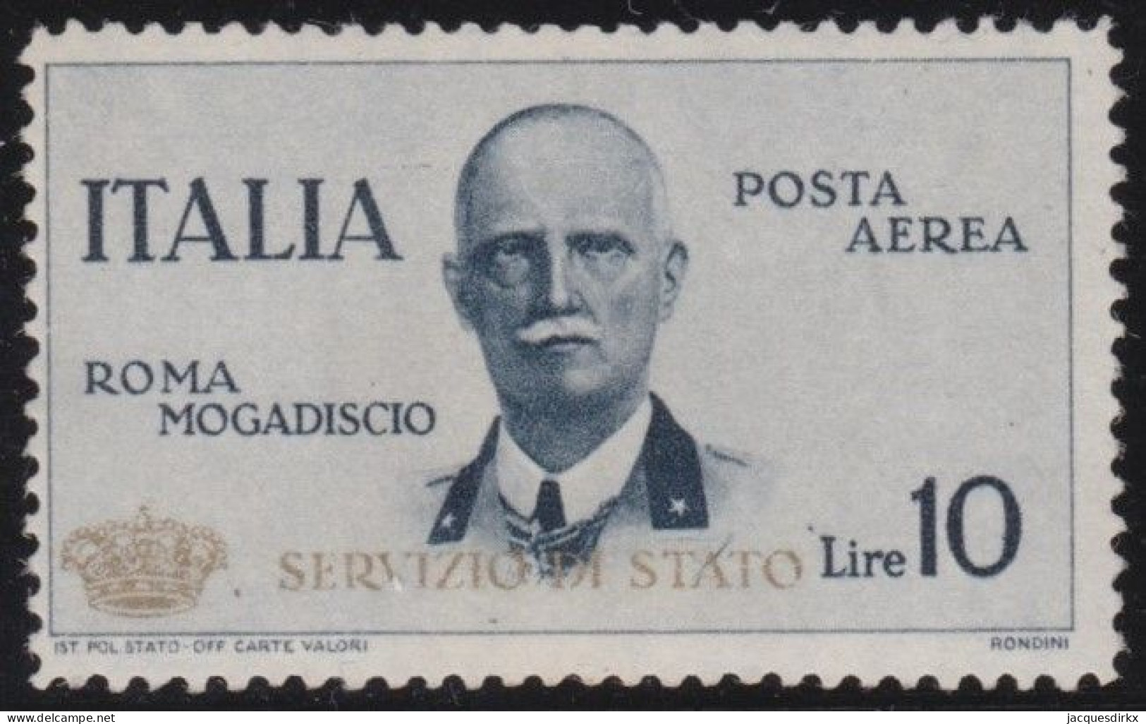 Italy   .  Y&T   .     Airmail  84   (2 Scans)     .    **      .    MNH - Luftpost