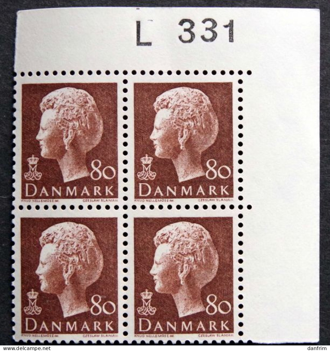 Denmark 1976 Queen Margrethe II     MiNr.622y  MNH (**)  ( Lot  KS 1494 ) - Neufs