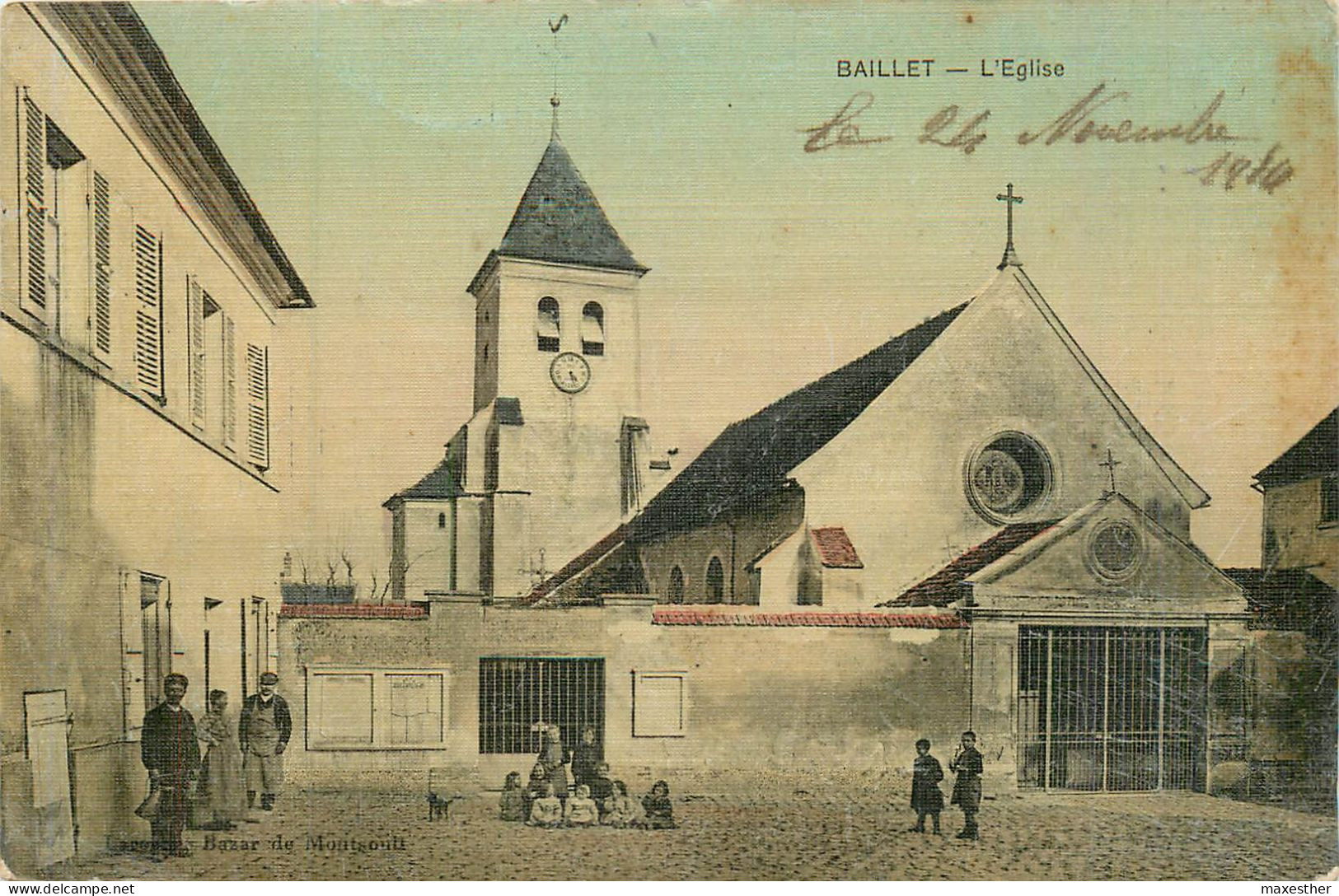 BAILLET L'église - TOILÉE COULEUR - Baillet-en-France